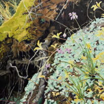 Ancia Road Beach Access, Pender Island by Richard Motchman at The Avenue Gallery, a contemporary fine art gallery in Victoria, BC, Canada.