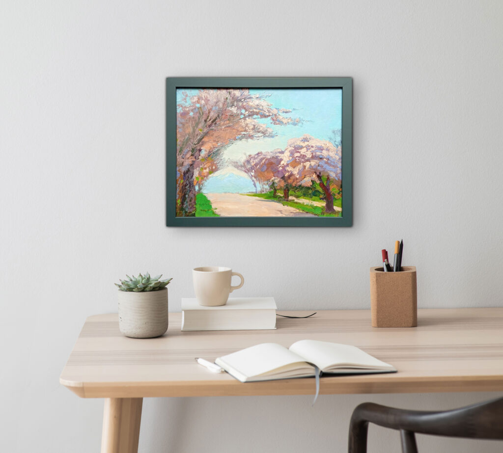 Cherry Blossom Time by Andrii Yendakov at The Avenue Gallery, a contemporary fine art gallery in Victoria, BC, Canada.