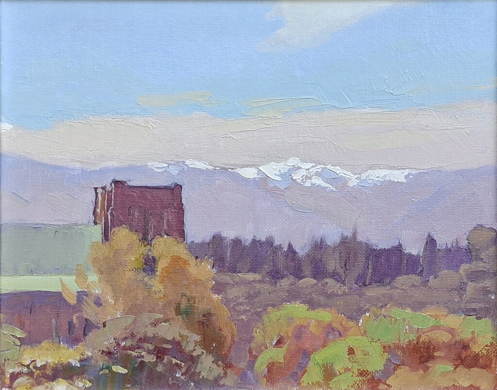 Mountain Horizon by Andrii Yendakov at The Avenue Gallery, a contemporary fine art gallery in Victoria, BC, Canada.