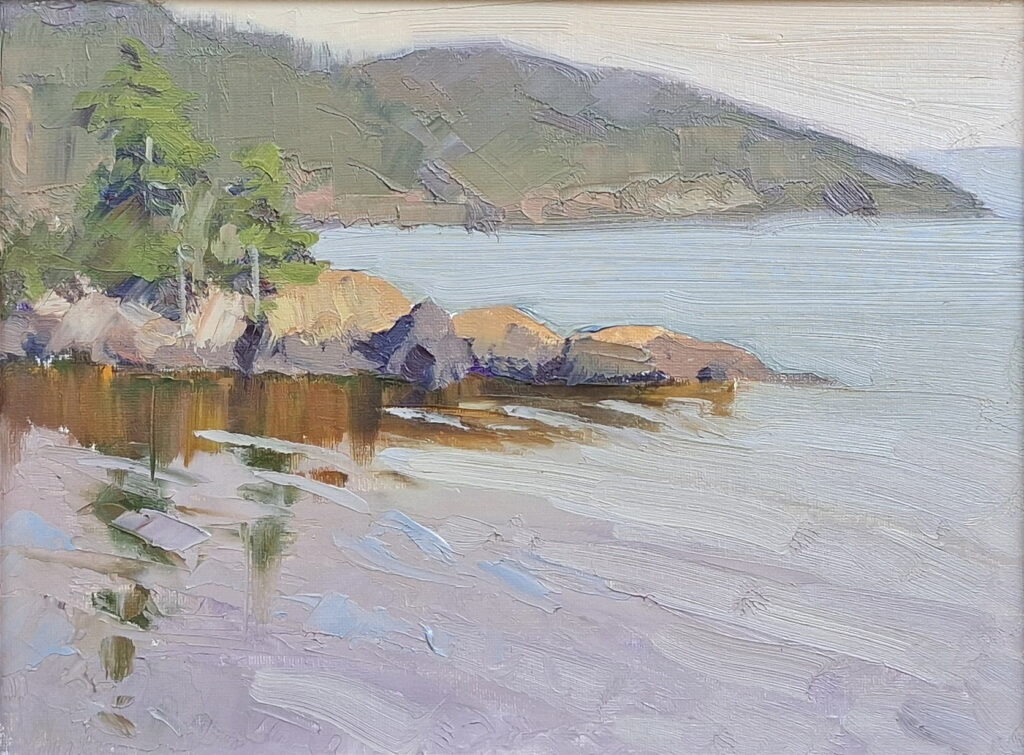 As Evening Falls by Andrii Yendakov at The Avenue Gallery, a contemporary fine art gallery in Victoria, BC, Canada.