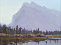 Morning Mount Rundle by Andrii Yendakov at The Avenue Gallery, a contemporary fine art gallery in Victoria, BC, Canada.