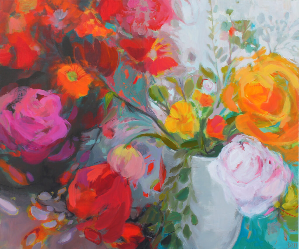 Contemplating the Day Ahead by Becky Holuk at The Avenue Gallery, a contemporary fine art gallery in Victoria, BC, Canada.