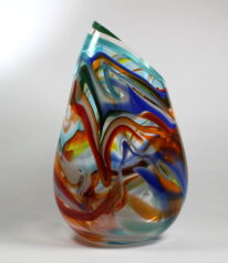 Multicolour Vase by Guy Hollington at The Avenue Gallery, a contemporary fine art gallery in Victoria, BC, Canada.