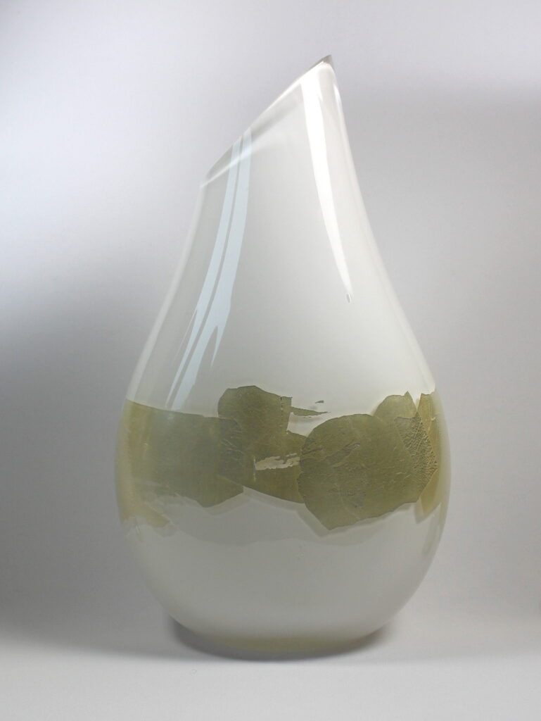 White with Silver Vase by Guy Hollington at The Avenue Gallery, a contemporary fine art gallery in Victoria, BC, Canada.