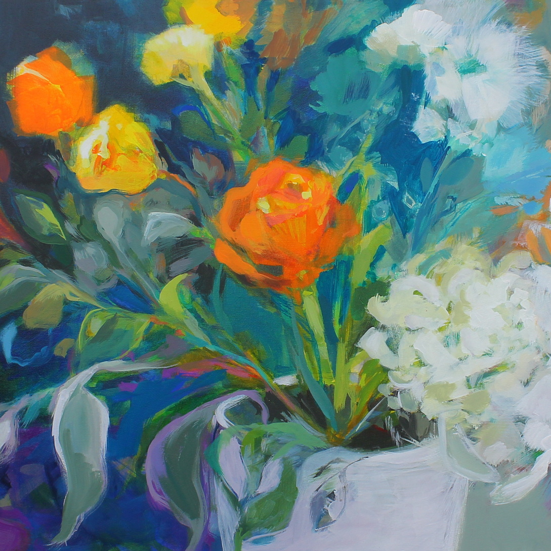 Blooming All Year by Becky Holuk at The Avenue Gallery, a contemporary fine art gallery in Victoria, BC, Canada.