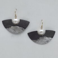 Fan Landscape Earrings by Air & Earth Design at The Avenue Gallery, a contemporary fine art gallery in Victoria, BC, Canada.