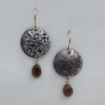 Moons Earrings by Air & Earth Design at The Avenue Gallery, a contemporary fine art gallery in Victoria, BC, Canada.