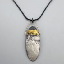 Tipping Point Necklace by Air & Earth Design at The Avenue Gallery, a contemporary fine art gallery in Victoria, BC, Canada.