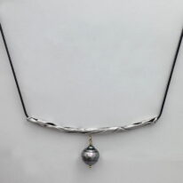 Long Layered Necklace by Air & Earth Design at The Avenue Gallery, a contemporary fine art gallery in Victoria, BC, Canada.