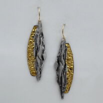 Emergence Earrings by Air & Earth Design at The Avenue Gallery, a contemporary fine art gallery in Victoria, BC, Canada.
