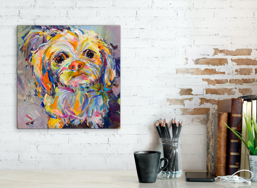 Waiting by Eunmi Conacher at The Avenue Gallery, a contemporary fine art gallery in Victoria, BC, Canada.