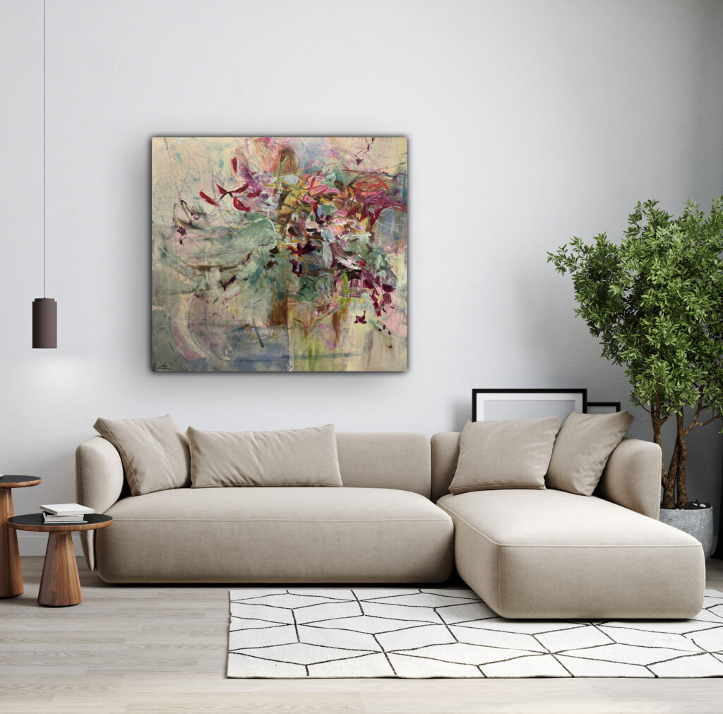 A Soft Drift Of Petals by Shell Cooper at The Avenue Gallery, a contemporary fine art gallery in Victoria, BC, Canada.