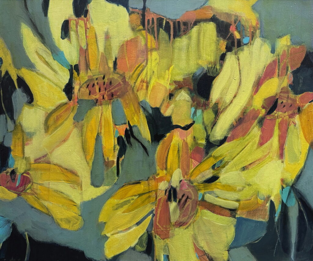 Helianthus by Jo-Anne Westerby at The Avenue Gallery, a contemporary fine art gallery in Victoria, BC, Canada.