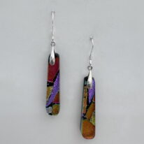 Jazz Series Long Drop Earrings by Jeremy Dane Morris at The Avenue Gallery, a contemporary fine art gallery in Victoria, BC, Canada.
