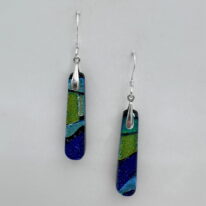 Jazz Series Long Drop Earrings by Jeremy Dane Morris at The Avenue Gallery, a contemporary fine art gallery in Victoria, BC, Canada.
