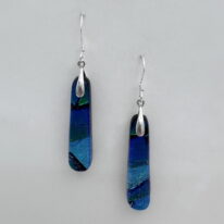 Jazz Series Long Drop Earrings by Jeremy Dane Morris at The Avenue Gallery, a contemporary fine art gallery in Victoria, BC, Canada.