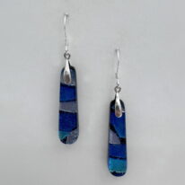 Jazz Series Long Drop Earrings by Jeremy Dane Morris at The Avenue Gallery, a contemporary fine art gallery in Victoria, BC, Canada.
