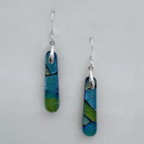 Jazz Series Long Drop Earrings by Jeremy Dane Morris at The Avenue Gallery, a contemporary fine art gallery in Victoria, BC, Canada.