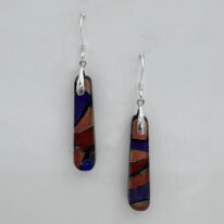 Jazz Series Long Drop Earrings by Jeremy Dane Morris at The Avenue Gallery, a contemporary fine art gallery in Victoria, BC, Canada.