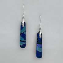 Jazz Series Long Drop Earrings by Jeremy Dane Morris at The Avenue Gallery, a contemporary fine art gallery in Victoria, BC, Canada.