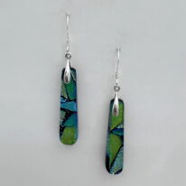 Jazz Series Long Drop Earrings by Jeremy Dane Morris at The Avenue Gallery, a contemporary fine art gallery in Victoria, BC, Canada.