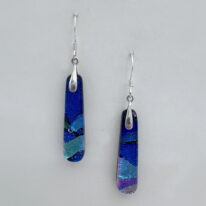 Jazz Series Long Drop Earrings by Jeremy Dane Morris at The Avenue Gallery, a contemporary fine art gallery in Victoria, BC, Canada.