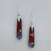 Jazz Series Long Drop Earrings by Jeremy Dane Morris at The Avenue Gallery, a contemporary fine art gallery in Victoria, BC, Canada.