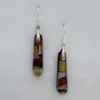 Jazz Series Long Drop Earrings by Jeremy Dane Morris at The Avenue Gallery, a contemporary fine art gallery in Victoria, BC, Canada.