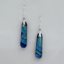 Jazz Series Long Drop Earrings by Jeremy Dane Morris at The Avenue Gallery, a contemporary fine art gallery in Victoria, BC, Canada.