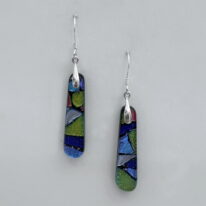 Jazz Series Long Drop Earrings by Jeremy Dane Morris at The Avenue Gallery, a contemporary fine art gallery in Victoria, BC, Canada.