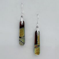 Jazz Series Long Drop Earrings by Jeremy Dane Morris at The Avenue Gallery, a contemporary fine art gallery in Victoria, BC, Canada.