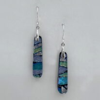 Jazz Series Long Drop Earrings by Jeremy Dane Morris at The Avenue Gallery, a contemporary fine art gallery in Victoria, BC, Canada.