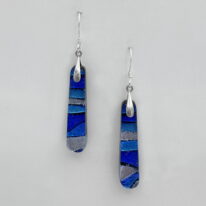 Jazz Series Long Drop Earrings by Jeremy Dane Morris at The Avenue Gallery, a contemporary fine art gallery in Victoria, BC, Canada.
