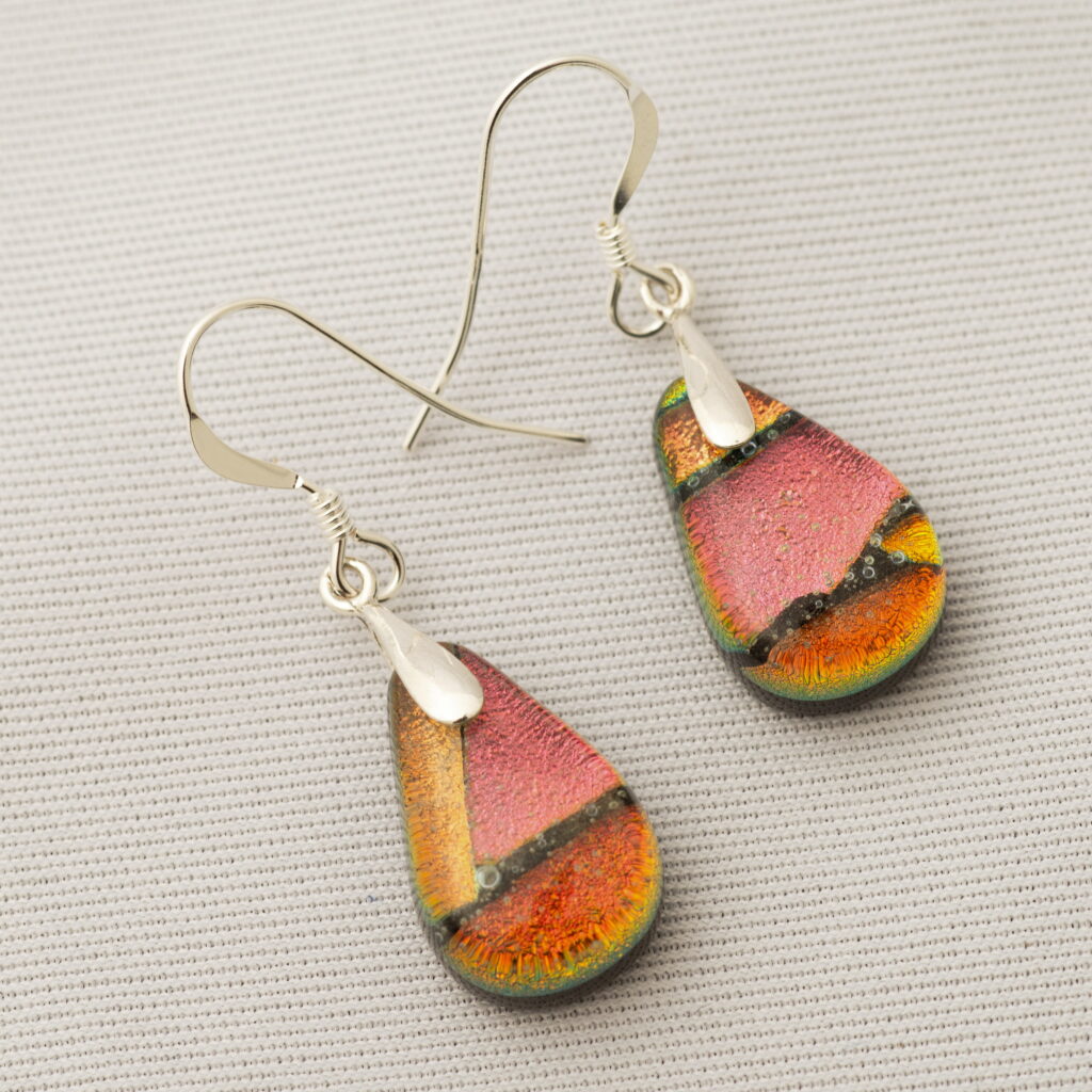 Jazz Series Teardrop Earrings by Jeremy Dane Morris at The Avenue Gallery, a contemporary fine art gallery in Victoria, BC, Canada.