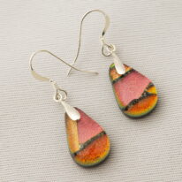 Jazz Series Teardrop Earrings by Jeremy Dane Morris at The Avenue Gallery, a contemporary fine art gallery in Victoria, BC, Canada.