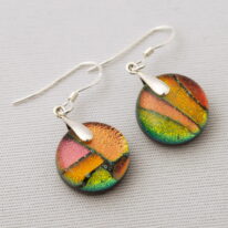 Jazz Series Circle Earrings by Jeremy Dane Morris at The Avenue Gallery, a contemporary fine art gallery in Victoria, BC, Canada.