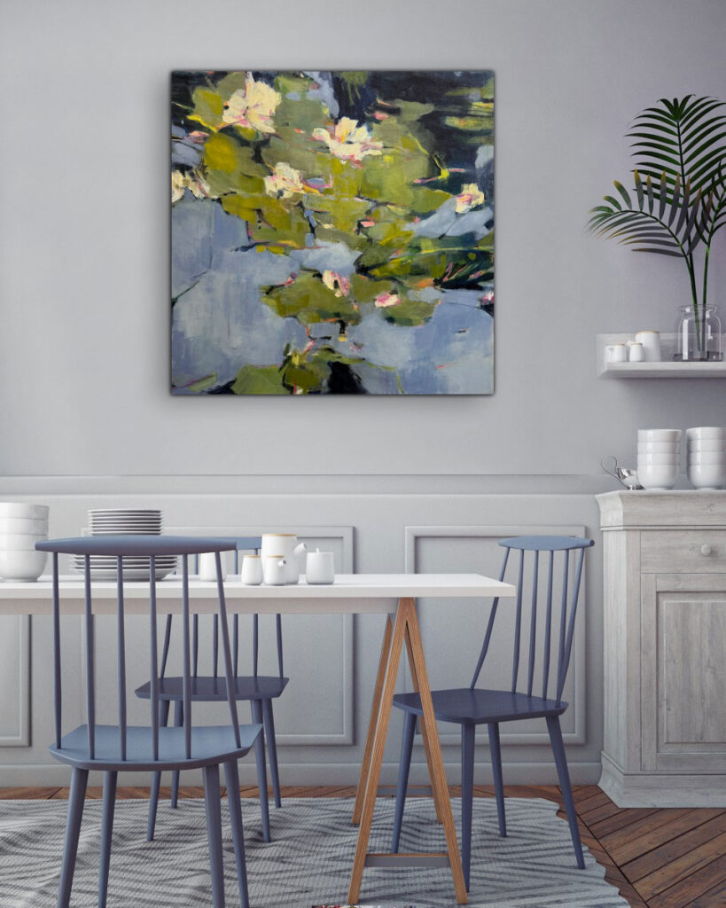 Slow on Sunday Morning by Jo-Anne Westerby at The Avenue Gallery, a contemporary fine art gallery in Victoria, BC, Canada.