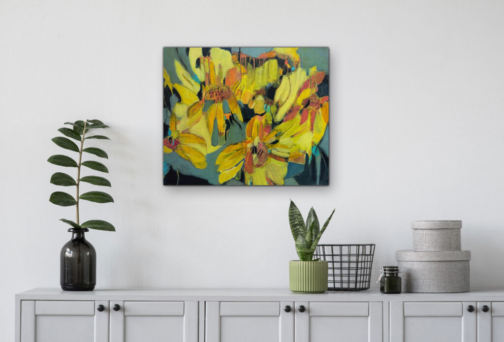 Helianthus by Jo-Anne Westerby at The Avenue Gallery, a contemporary fine art gallery in Victoria, BC, Canada.