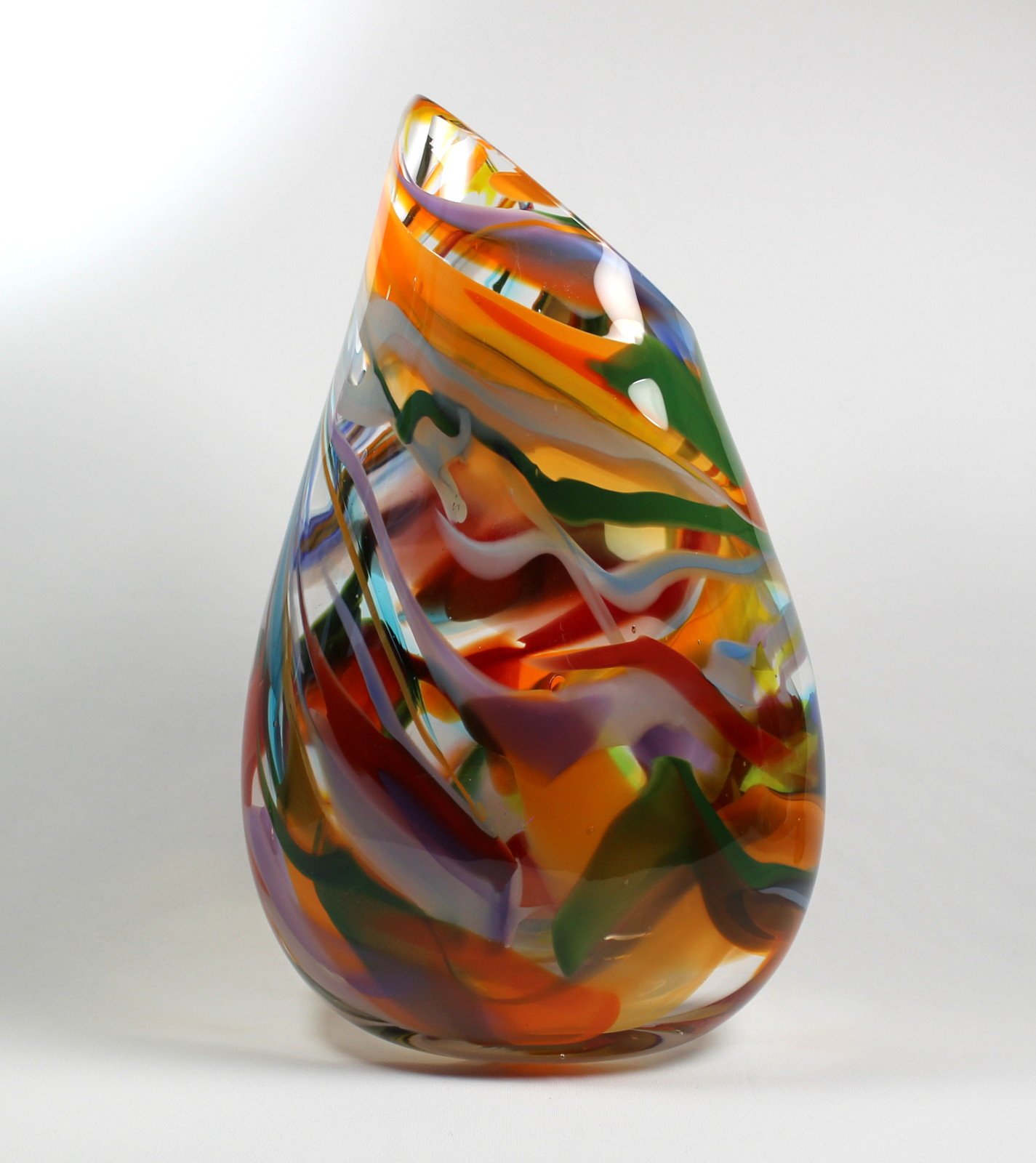 Multicolour Vase by Guy Hollington at The Avenue Gallery, a contemporary fine art gallery in Victoria, BC, Canada.