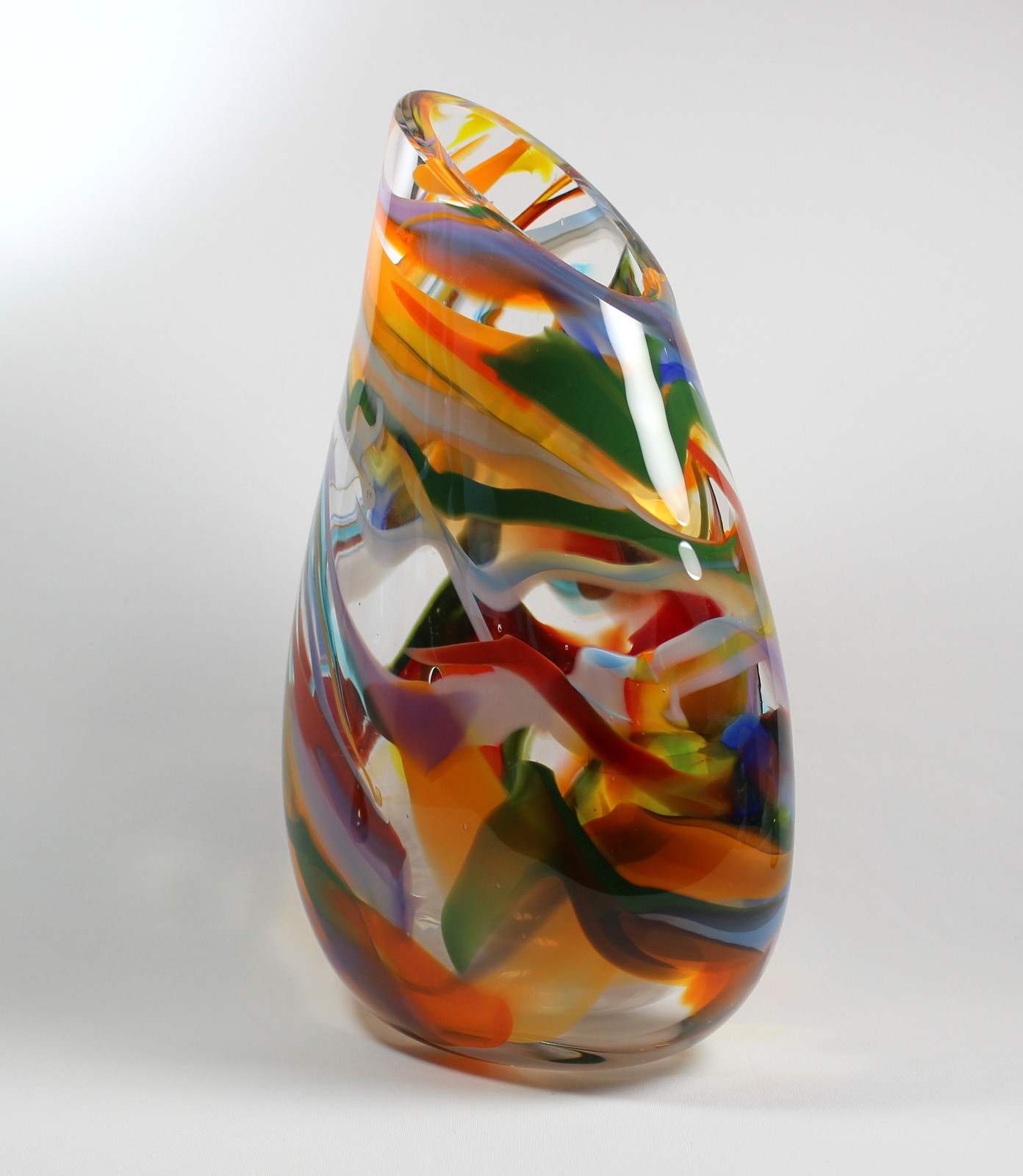 Multicolour Vase by Guy Hollington at The Avenue Gallery, a contemporary fine art gallery in Victoria, BC, Canada.