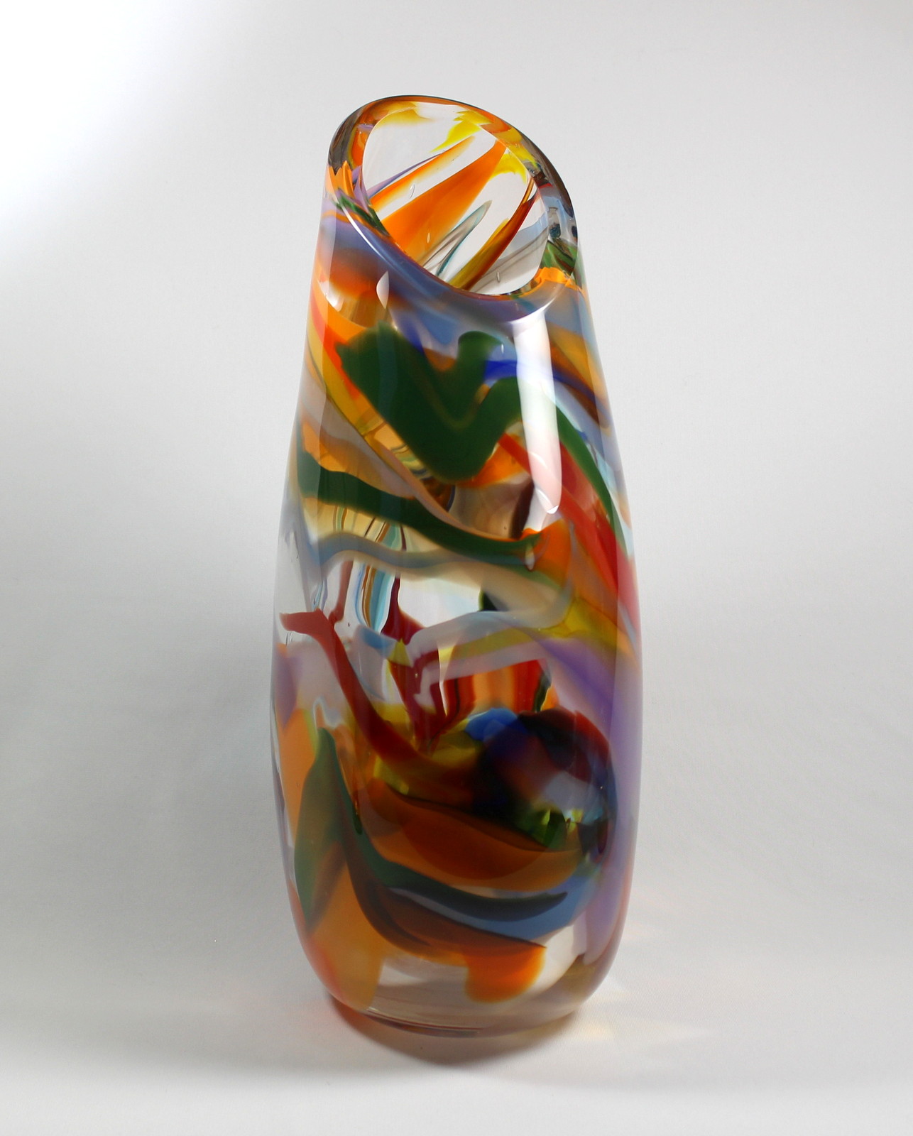 Multicolour Vase by Guy Hollington at The Avenue Gallery, a contemporary fine art gallery in Victoria, BC, Canada.