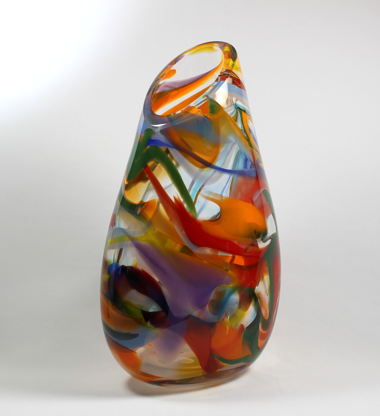 Multicolour Vase by Guy Hollington at The Avenue Gallery, a contemporary fine art gallery in Victoria, BC, Canada.