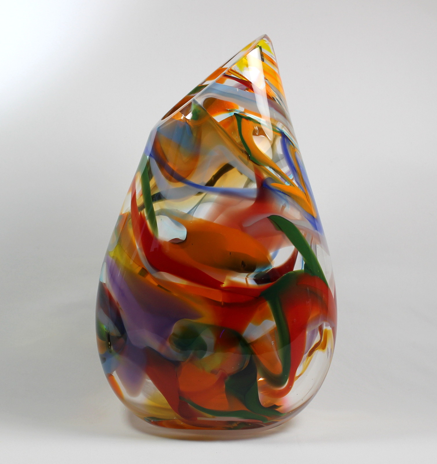 Multicolour Vase by Guy Hollington at The Avenue Gallery, a contemporary fine art gallery in Victoria, BC, Canada.