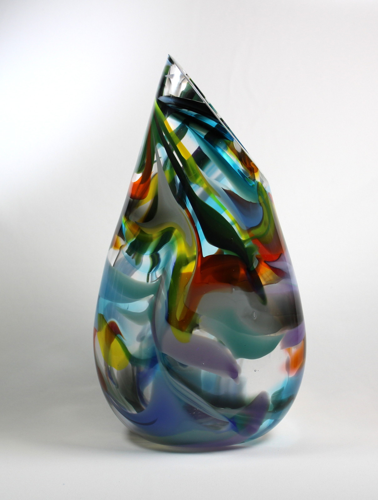 Multicolour Vase by Guy Hollington at The Avenue Gallery, a contemporary fine art gallery in Victoria, BC, Canada.