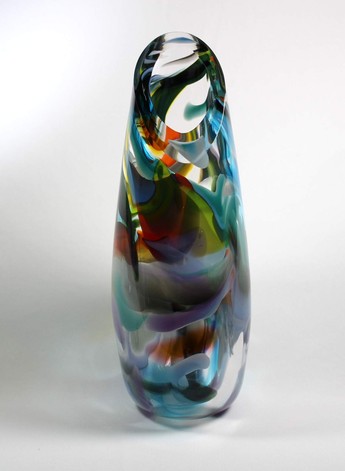 Multicolour Vase by Guy Hollington at The Avenue Gallery, a contemporary fine art gallery in Victoria, BC, Canada.