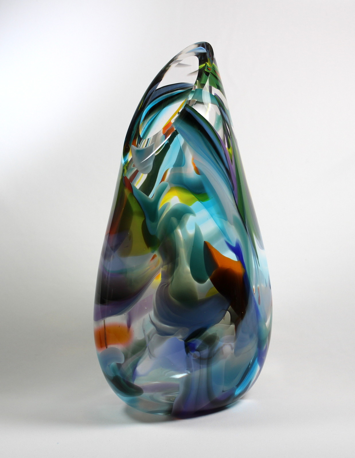 Multicolour Vase by Guy Hollington at The Avenue Gallery, a contemporary fine art gallery in Victoria, BC, Canada.