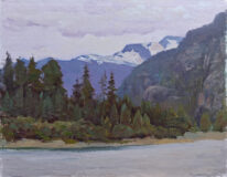 Buttle Lake Mount McBride by Andrii Yendakov at The Avenue Gallery, a contemporary fine art gallery in Victoria, BC, Canada.