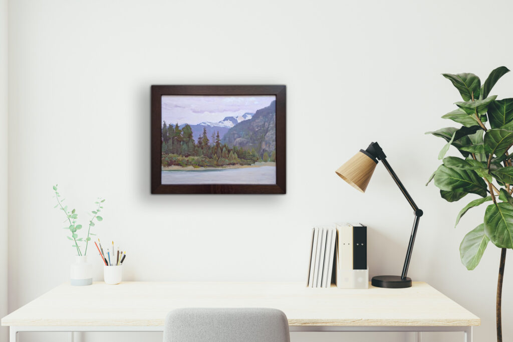 Buttle Lake Mount McBride by Andrii Yendakov at The Avenue Gallery, a contemporary fine art gallery in Victoria, BC, Canada.
