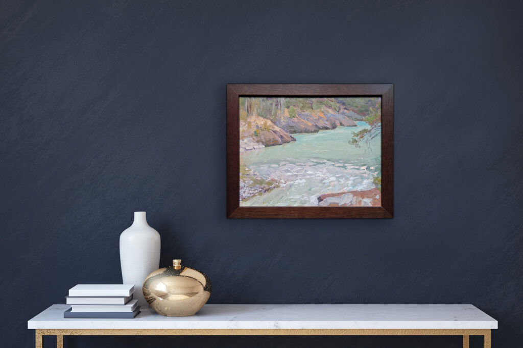 On the Green River by Andrii Yendakov at The Avenue Gallery, a contemporary fine art gallery in Victoria, BC, Canada.