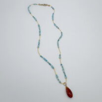 Saltstream Necklace by Air & Earth Design at The Avenue Gallery, a contemporary fine art gallery in Victoria, BC, Canada.